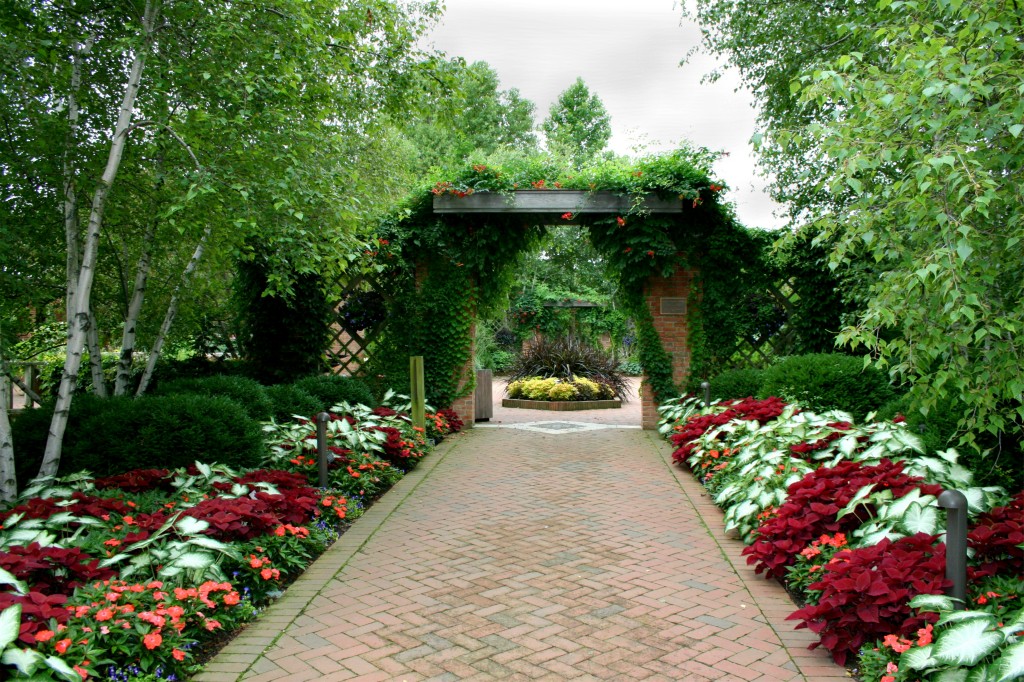 The entrance to the Buehler Enabling Garden.