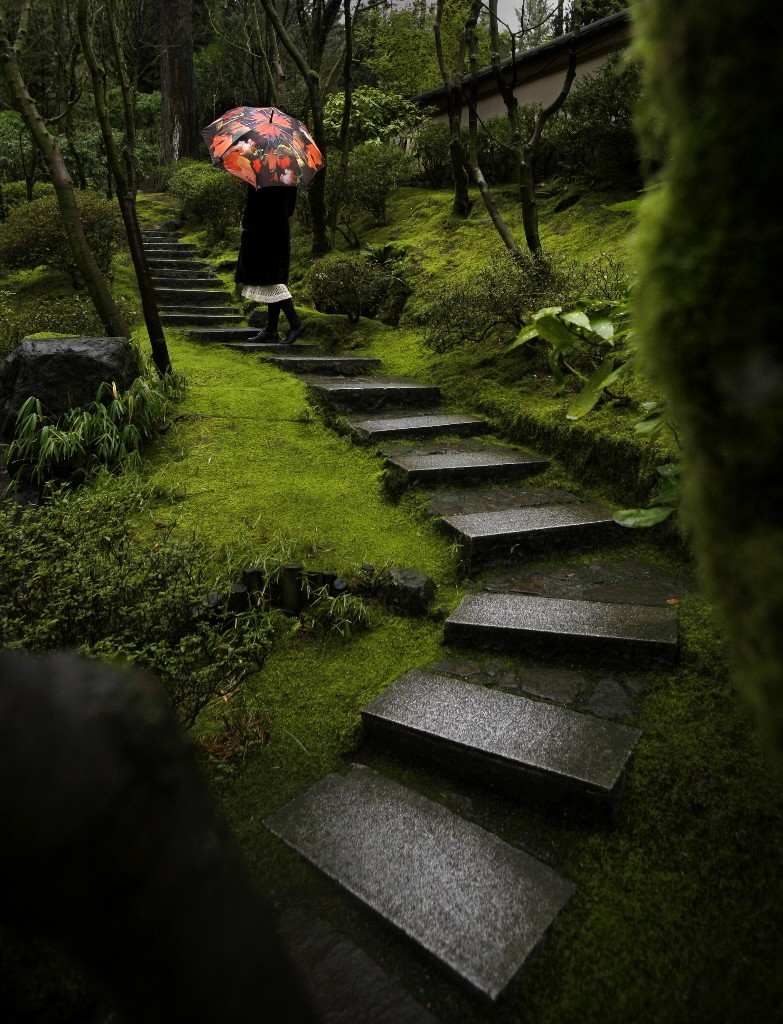 A stroll in the Portland Japanese Garden. 
